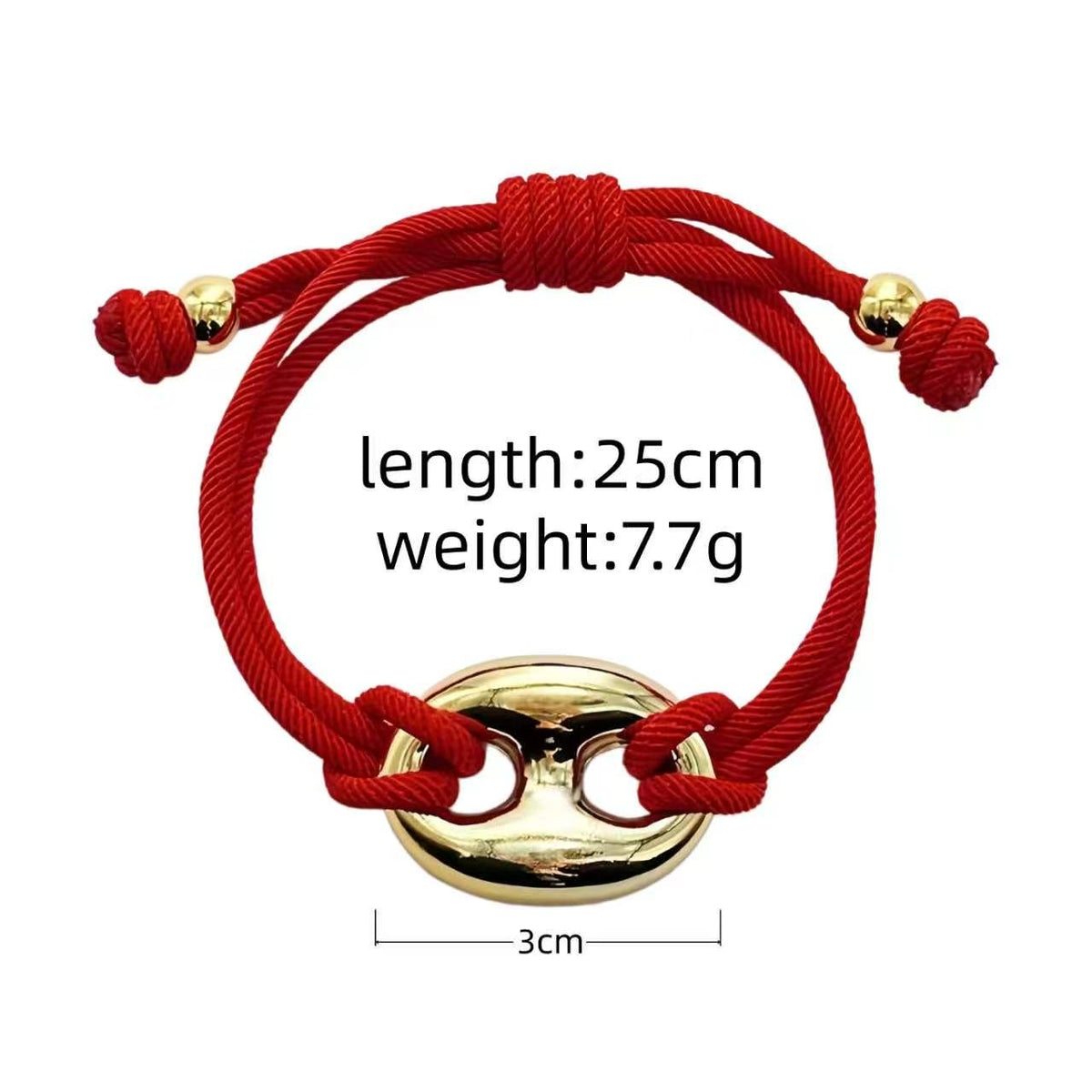 Pulcera GG red ajustable