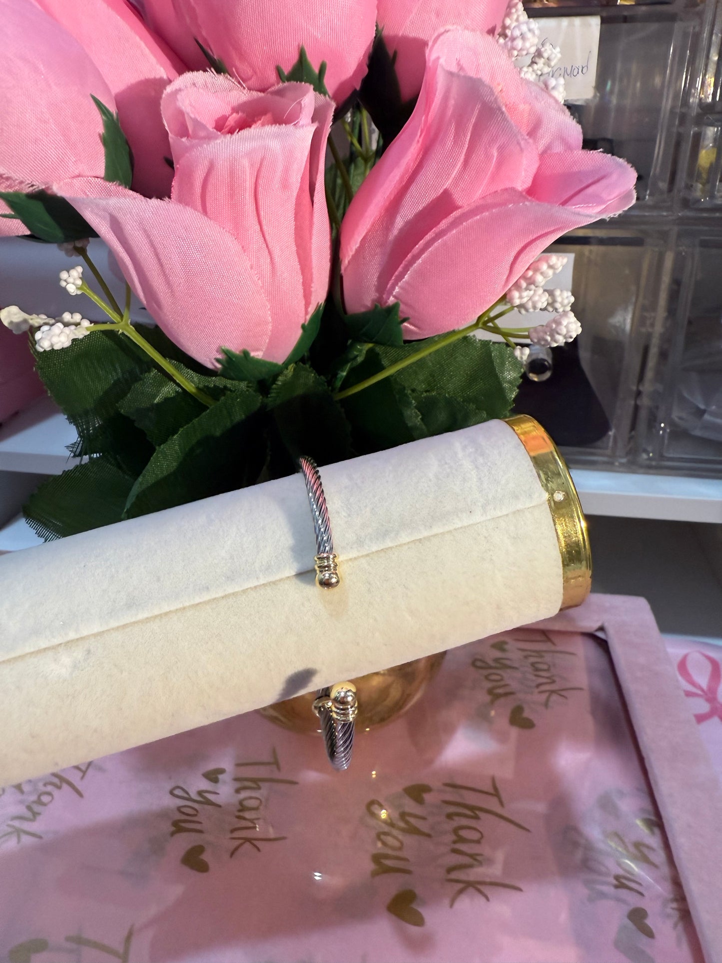 Lila bracelet double tone.