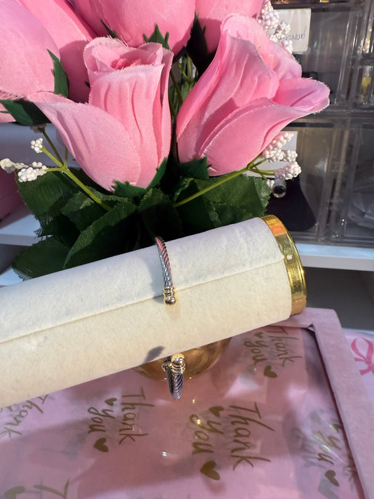 Lila bracelet double tone.