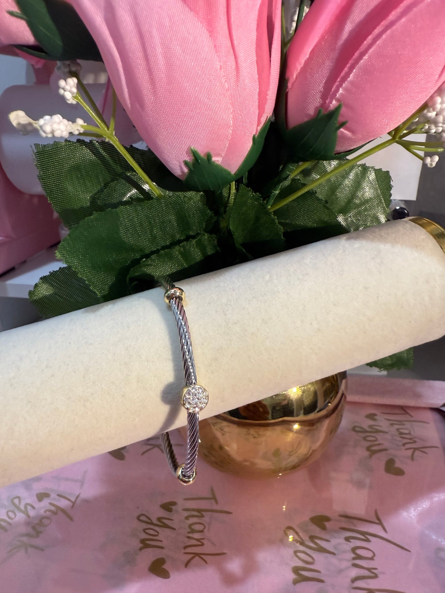 Lila bracelet double tone.