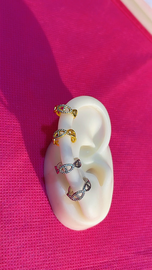 Set ear cuff 925