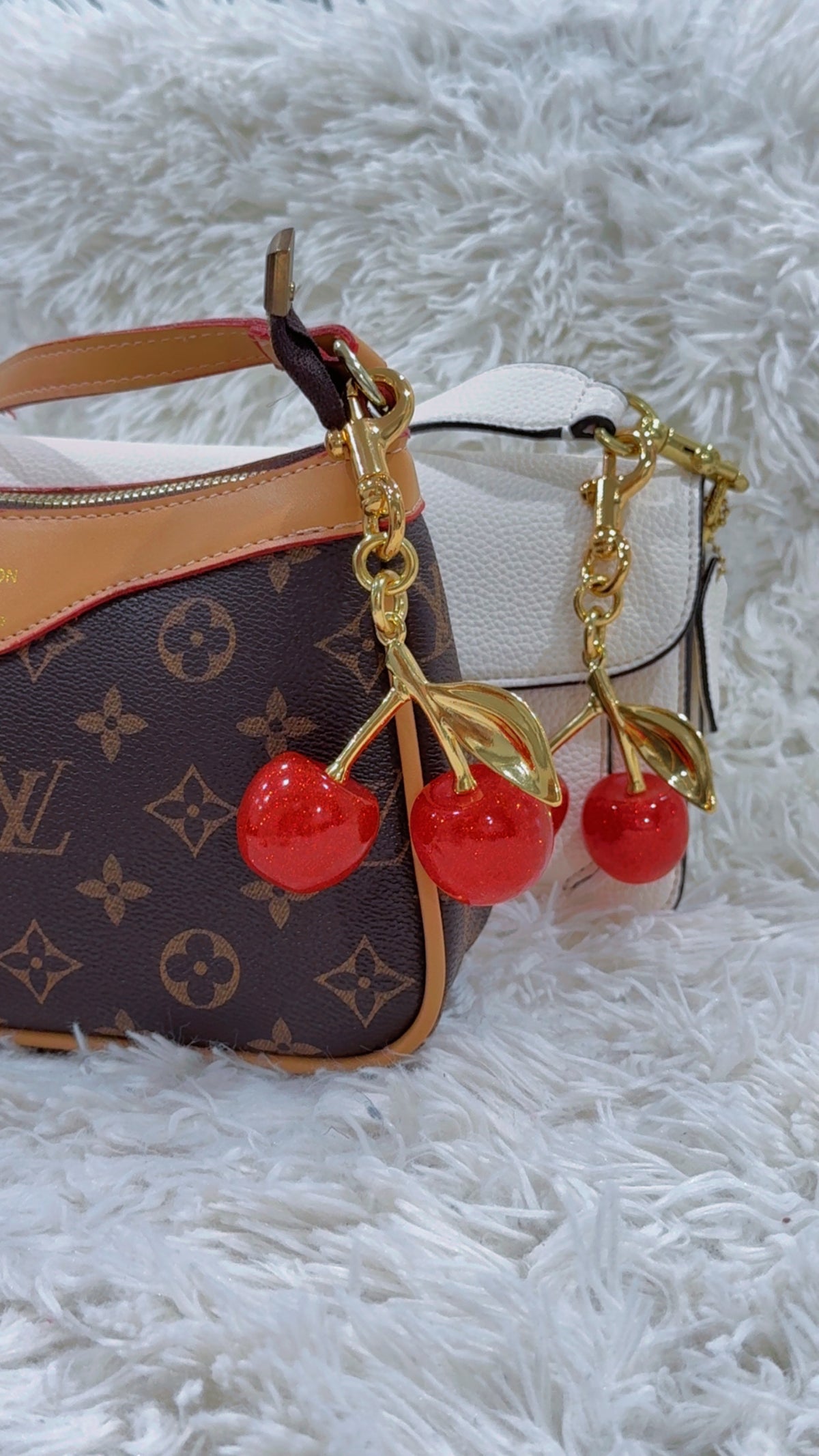 Cherry Bag Charm 🍒