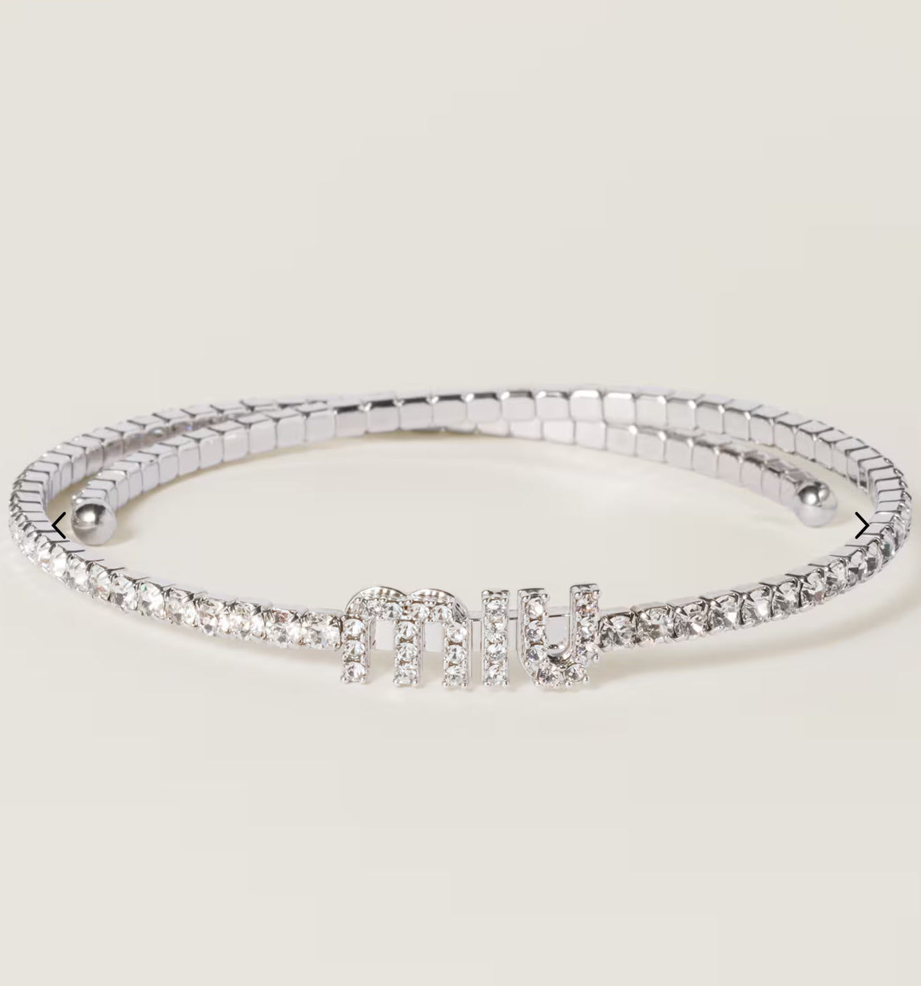 Silver cristal Necklace