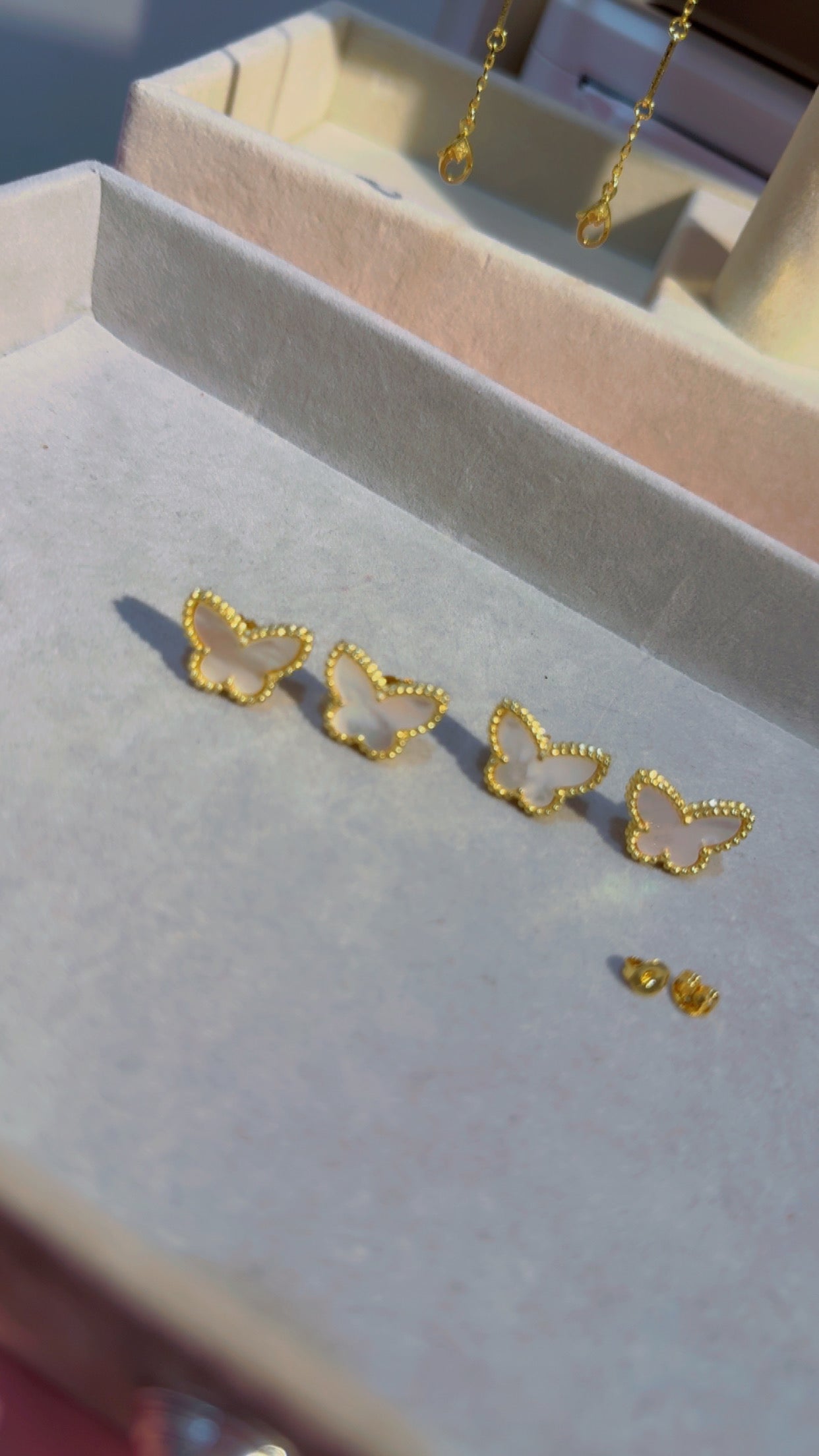 Butterfly earrings