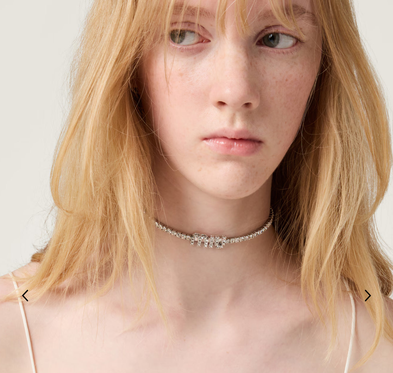 Silver cristal Necklace