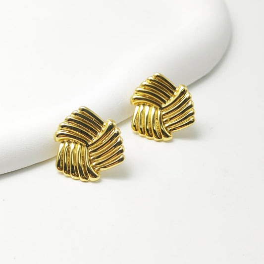 Sole-earrings gold