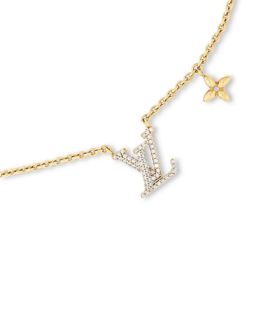 LV necklace gold