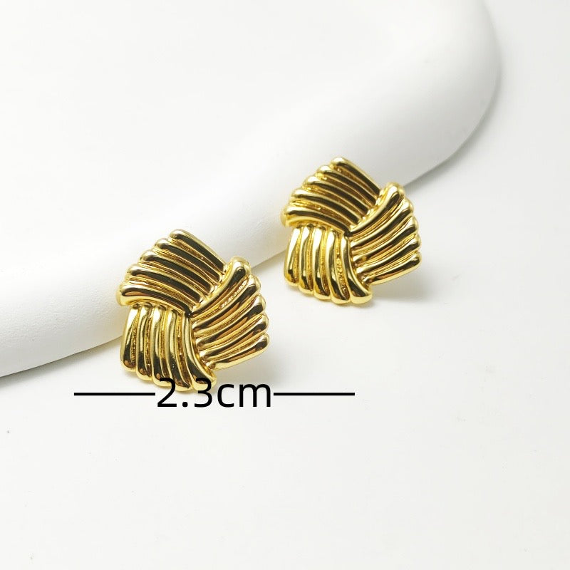 Sole-earrings gold