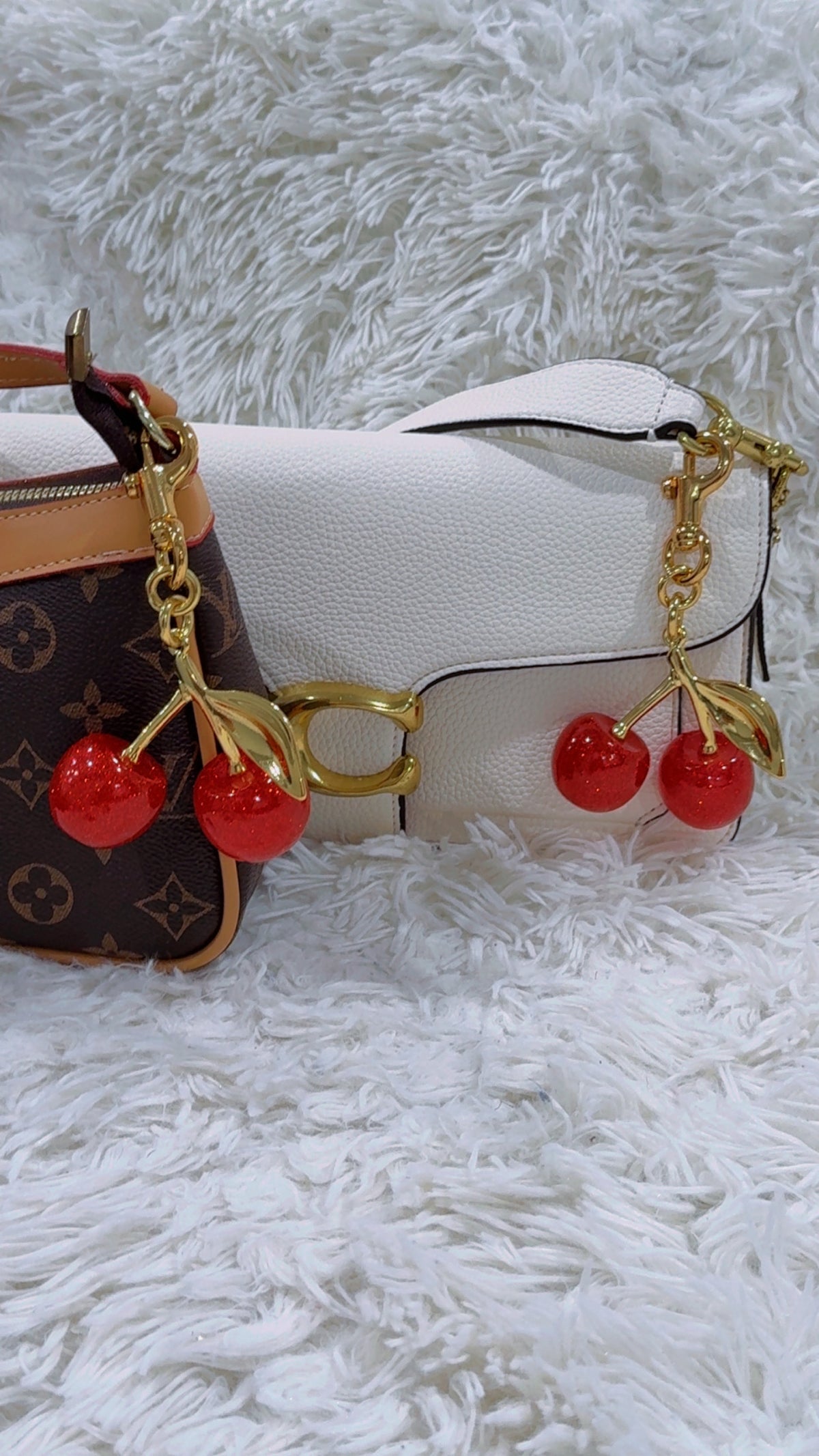 Cherry Bag Charm 🍒