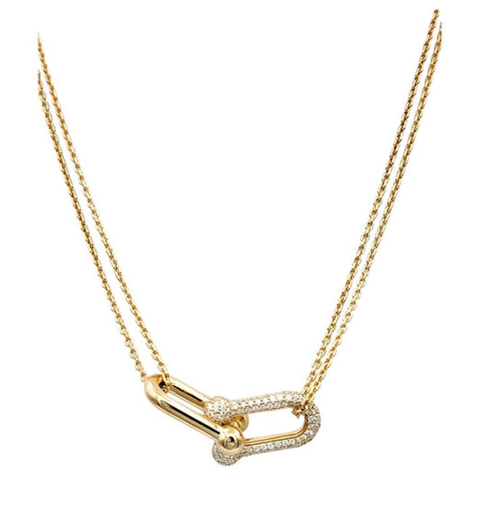Tfny necklace gold