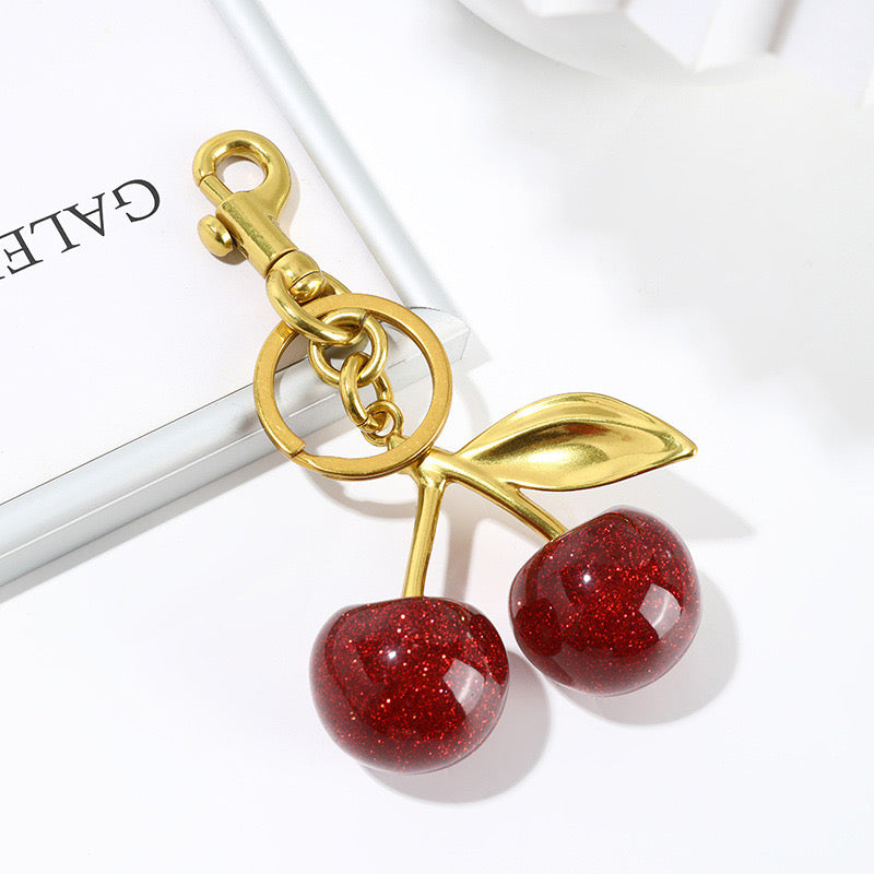 Cherry Bag Charm 🍒