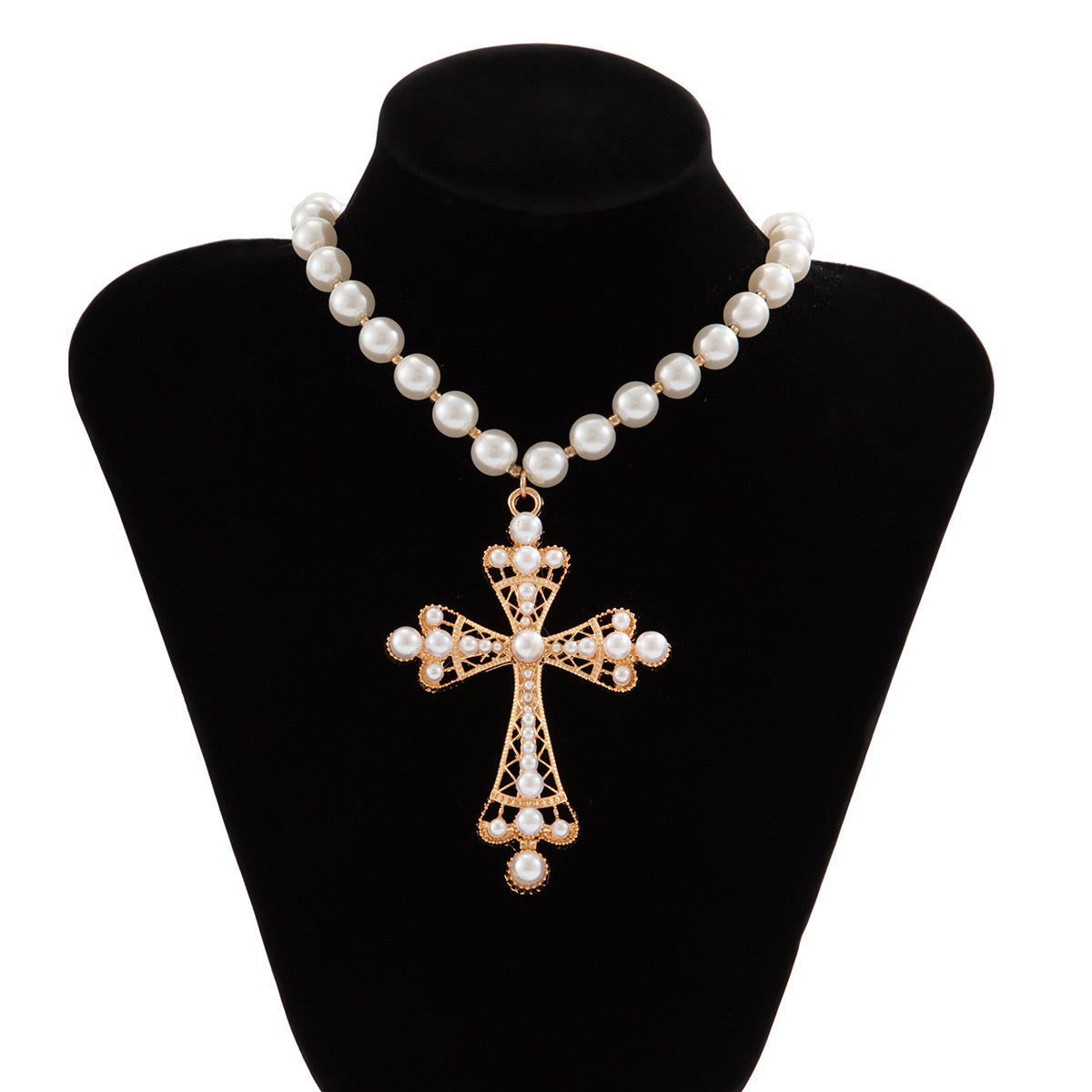 Pear-necklace gold