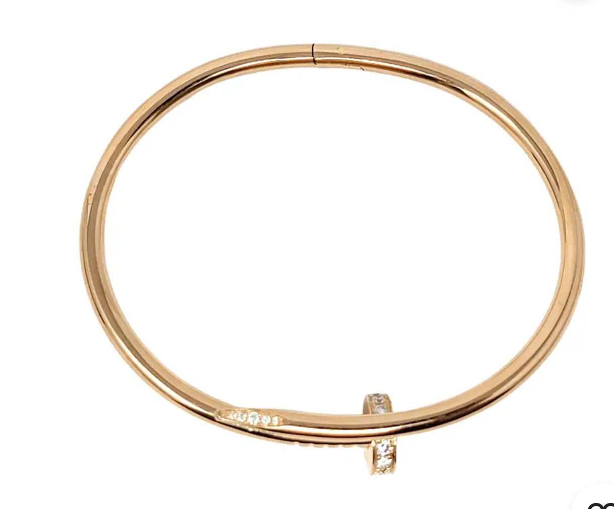 Flag-bracelet. Gold stone. Fina versión