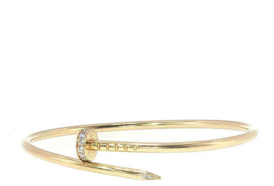 Flag-bracelet. Gold stone. Fina versión