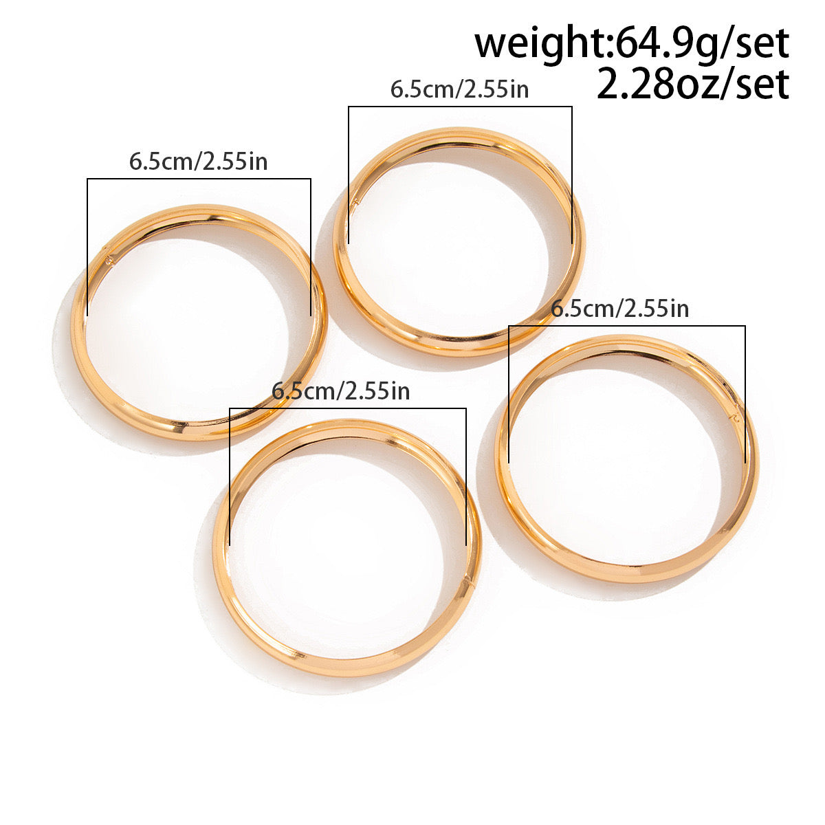 Golden Aura Bracele set 4