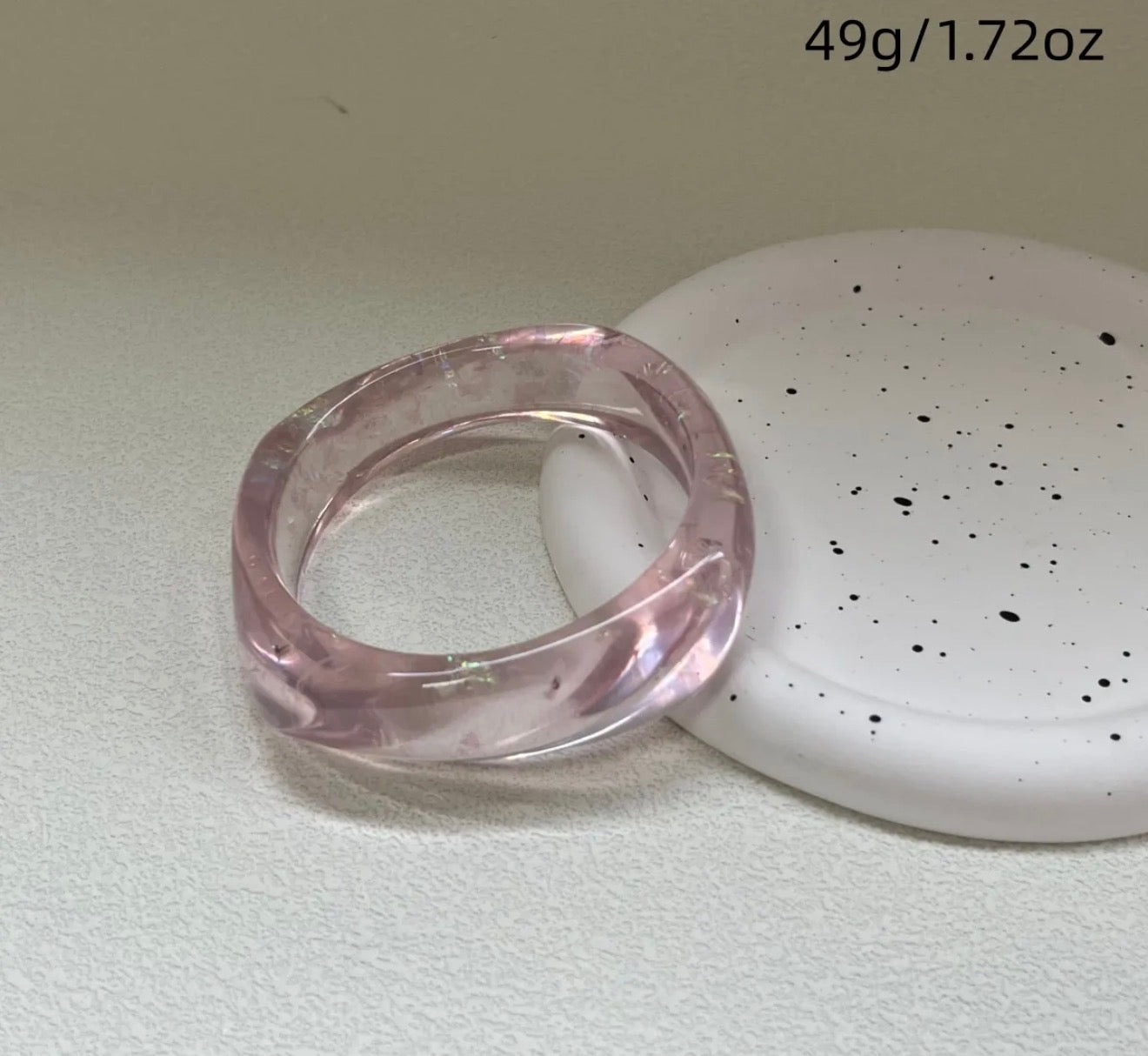 Pulceras en Resina pink