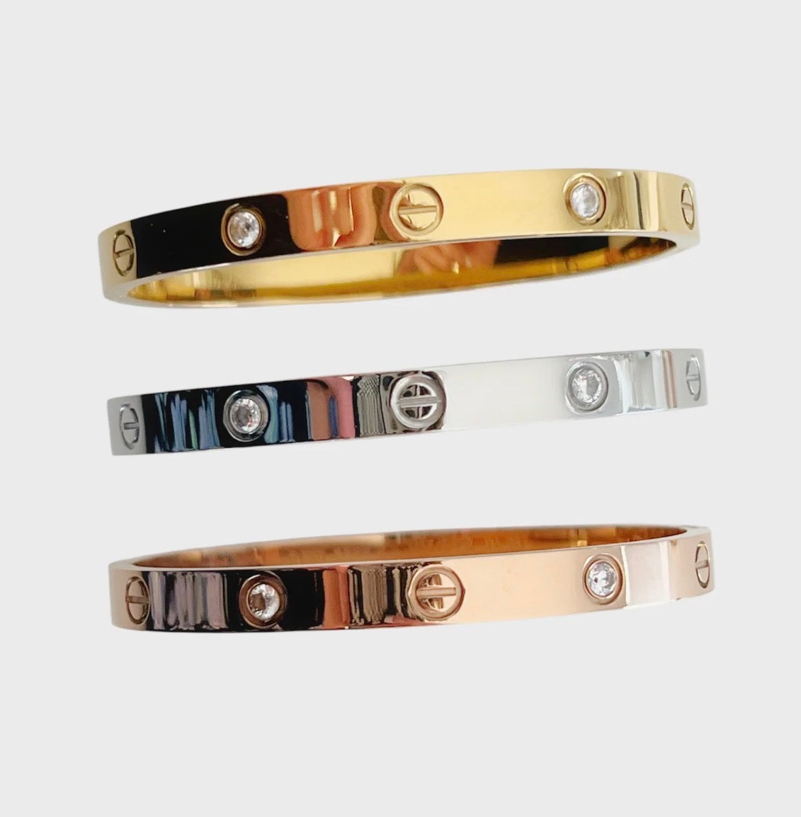 Bracelet love Cristal