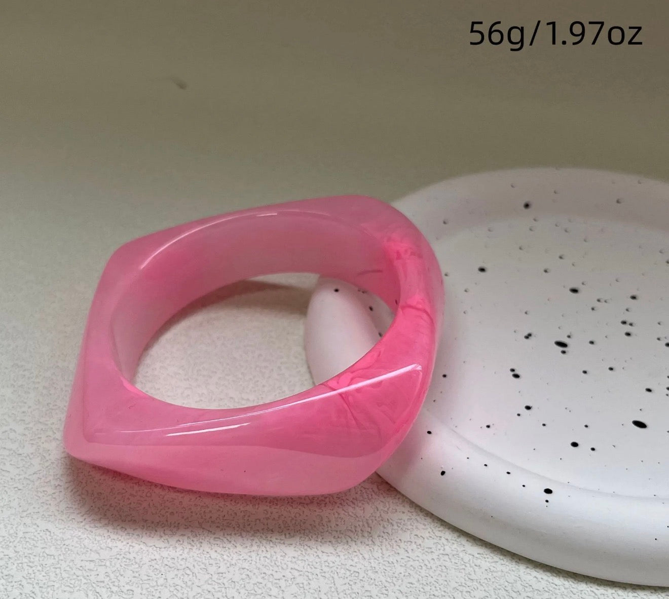 Pulceras en Resina pink