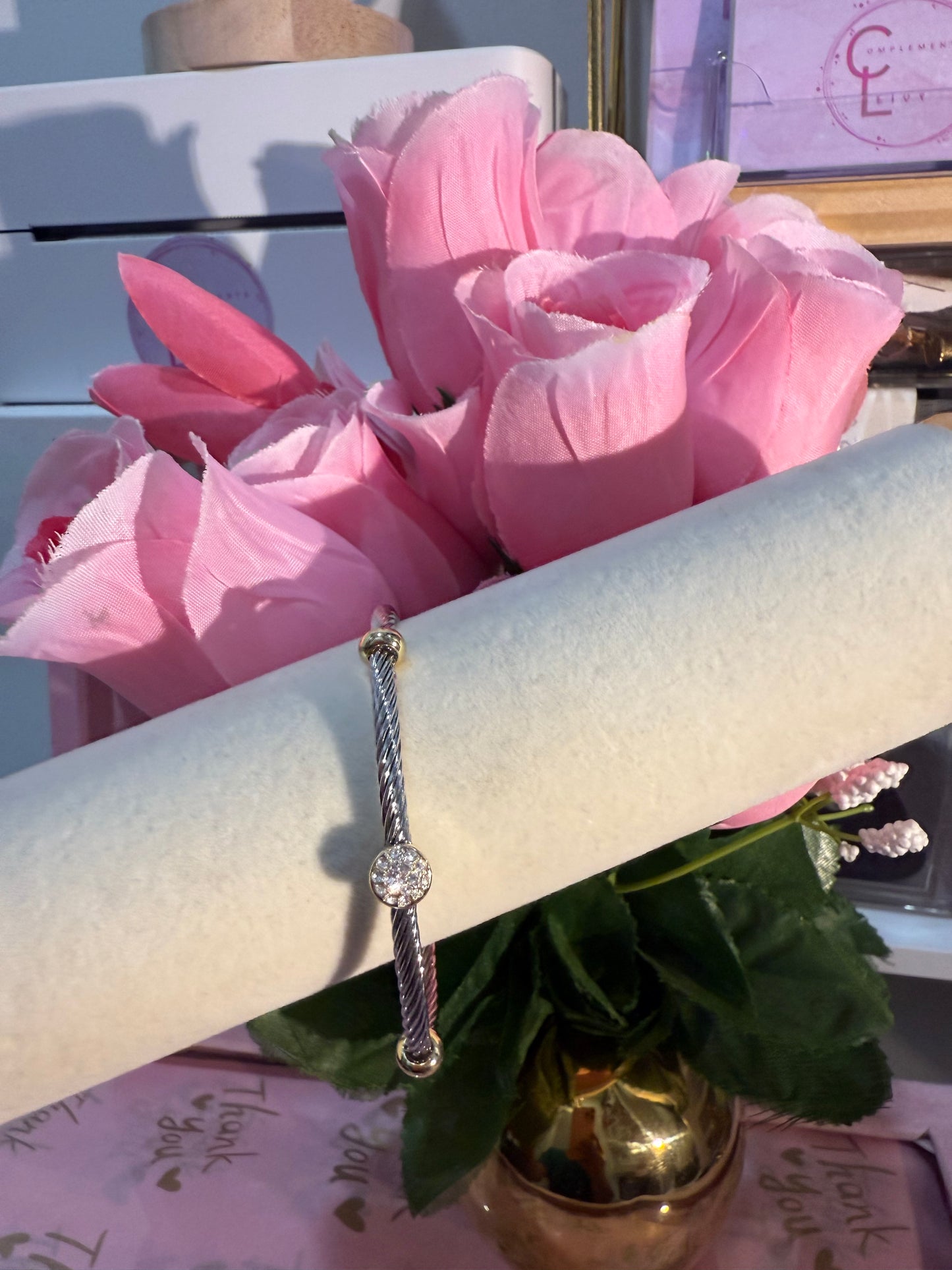 Lila bracelet double tone.