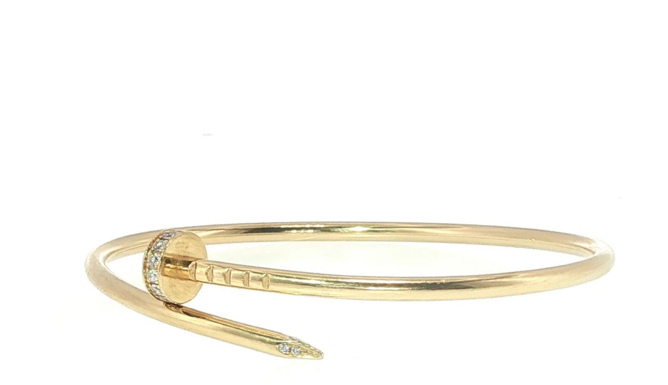 Flag-bracelet. Gold stone. Fina versión